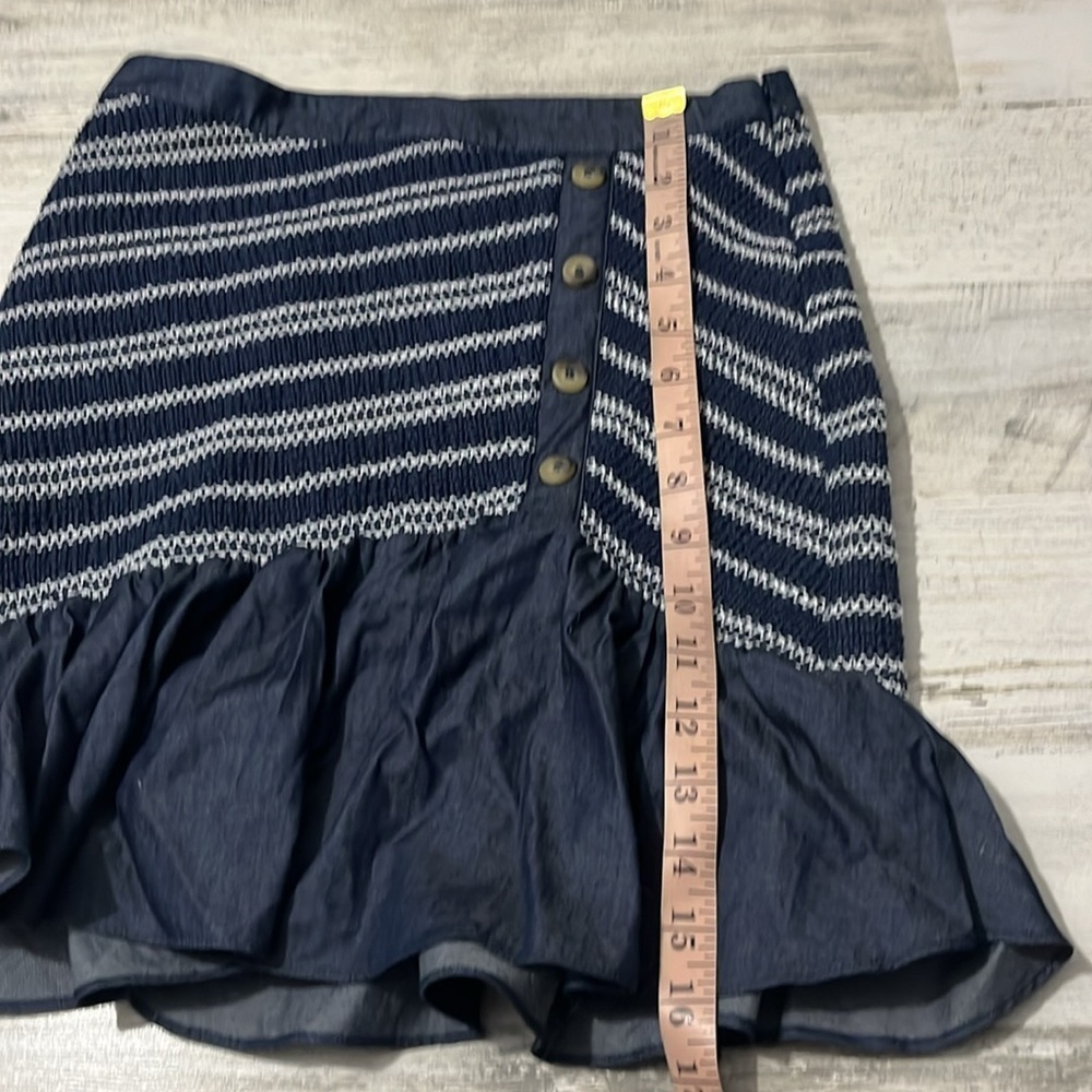 Parker Jordan Striped Smocked Mini Skirt Size 2 NWT - Picture 10 of 11